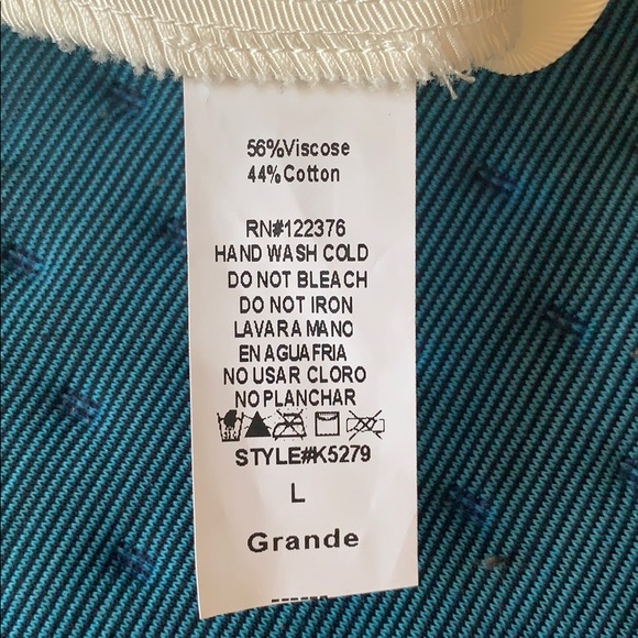 White tassel Mustard Seed mini skirt - Picture 5 of 5